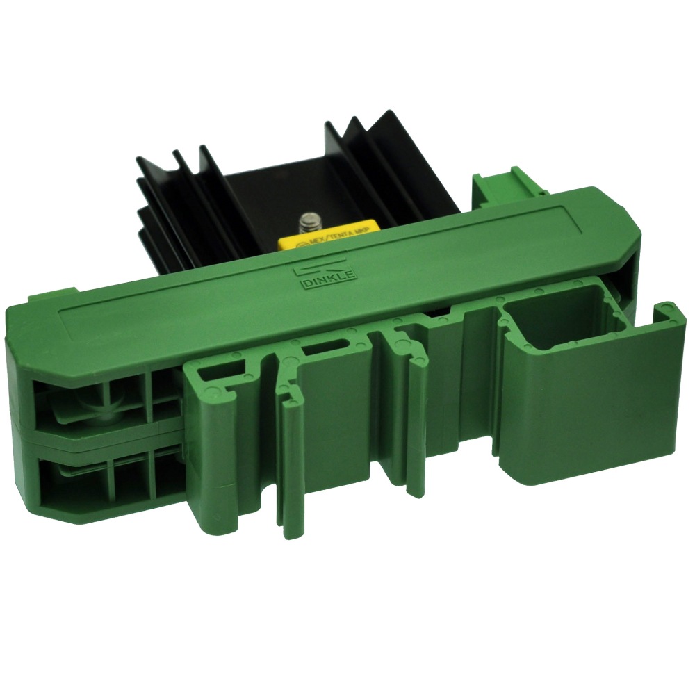 CZH-LABS DIN Rail Mount 1 Channel 8 Amp Solid State Relay SSR Module, in 4~32VDC, out 100~240VAC.