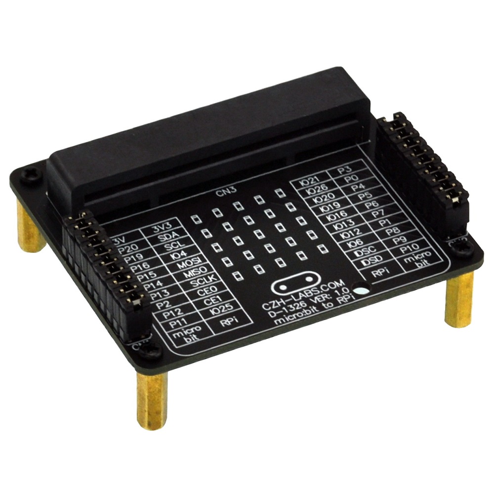 Micro:bit X Raspberry Pi Interconnection HAT, Microbit to RPi Adapter Board.