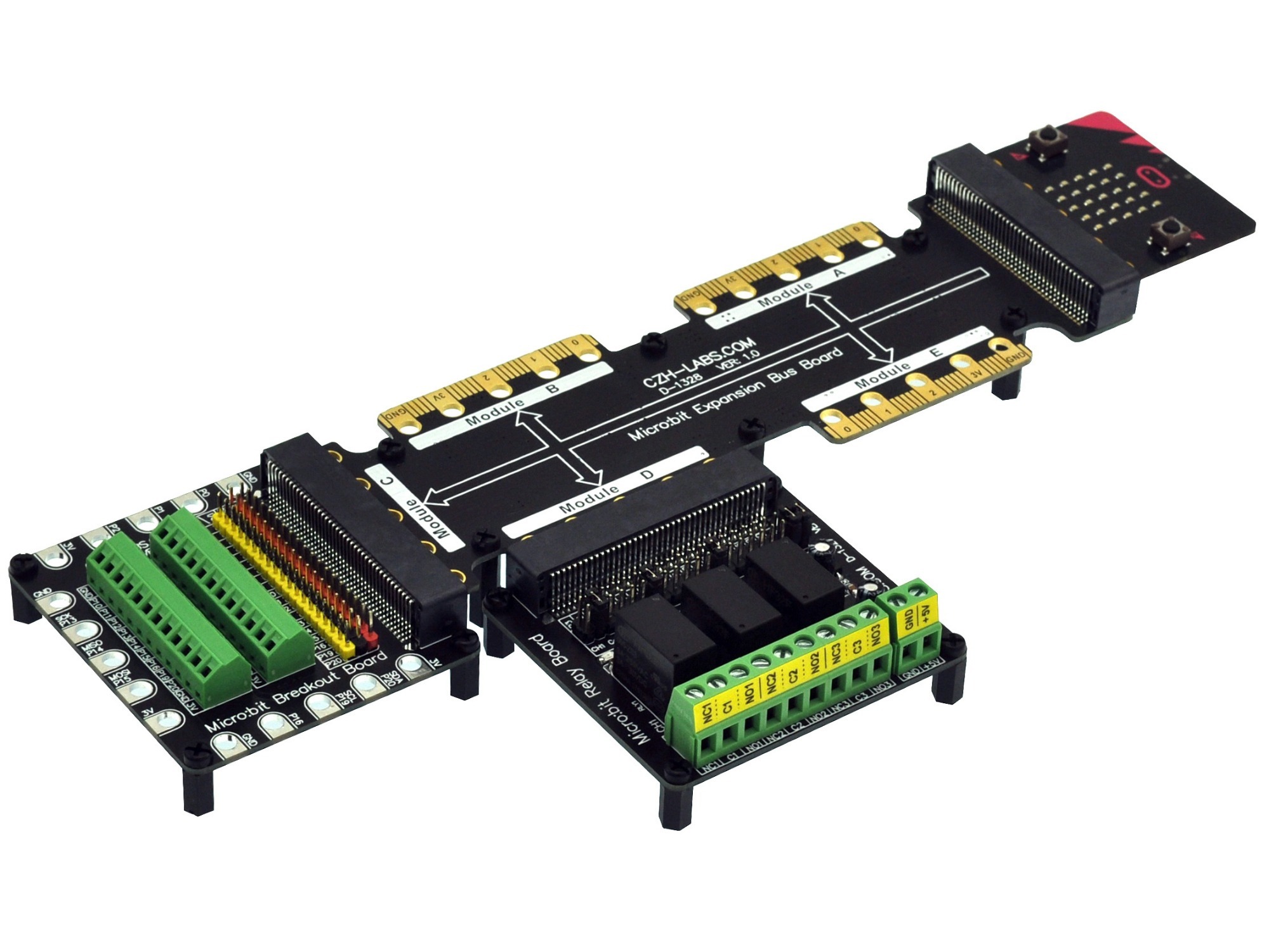 Expansion Bus Board for BBC micro:bit, Microbit Buss Board.