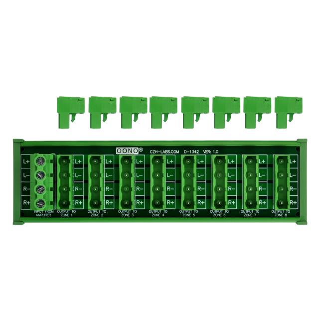 Whole House Audio Stereo 8Zone Speaker Distribution Module with DIN