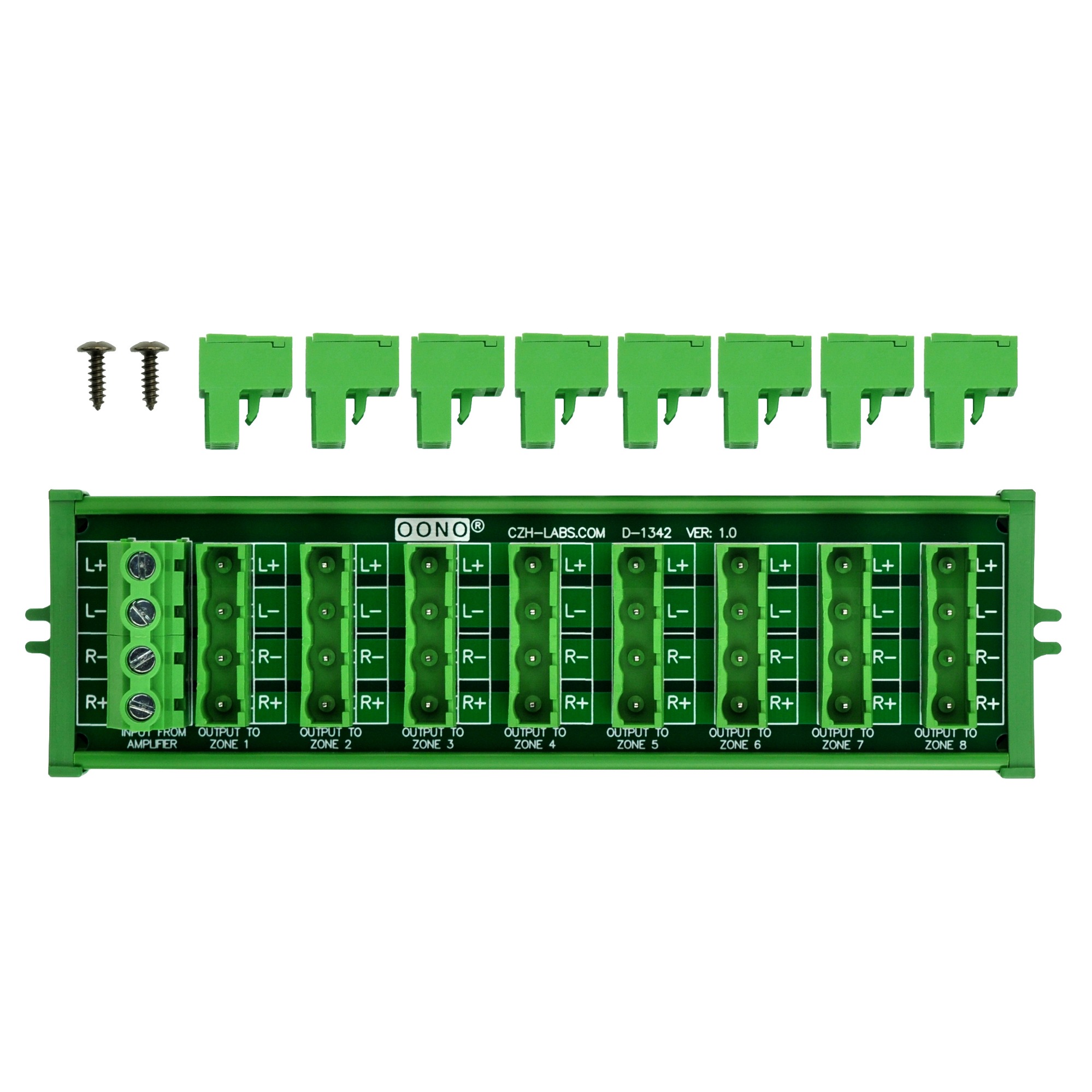Whole House Audio Stereo 8-Zone Speaker Distribution Module