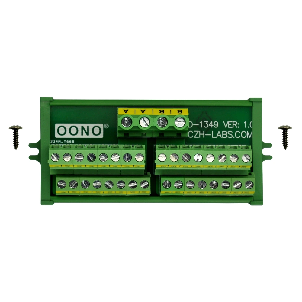 Screw Mount 2x16 Position Screw Terminal Block Power Distribution Module