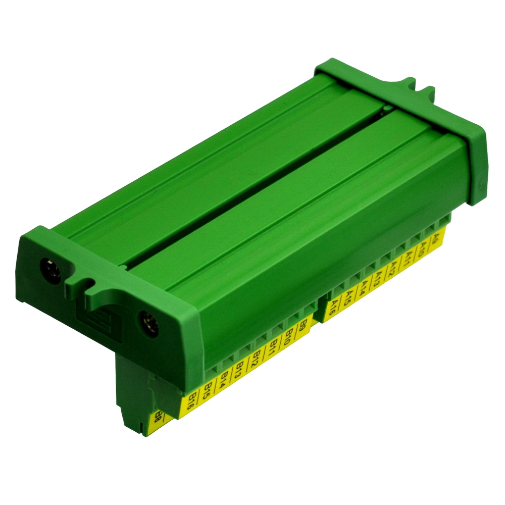 Screw Mount 2x16 Position Screw Terminal Block Power Distribution Module