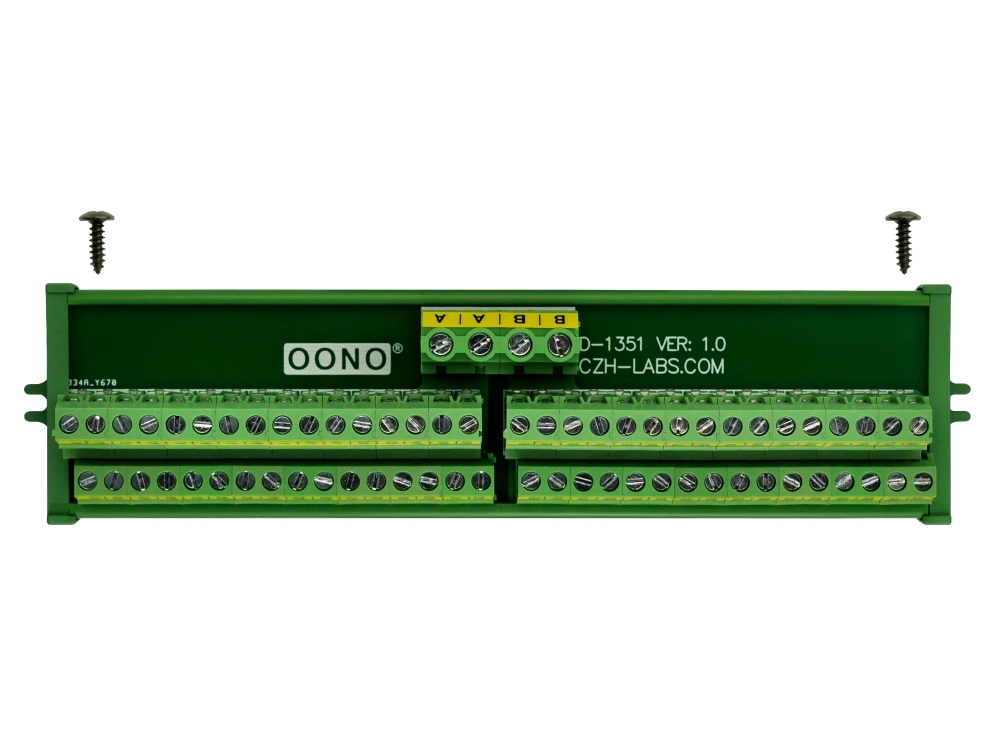 Screw Mount 2x32 Position Screw Terminal Block Power Distribution Module