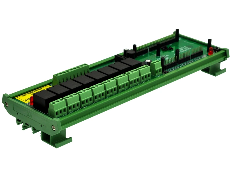 DIN Rail Mount 8 SPDT IoT Power Relay Module for Arduino MEGA2560 / UNO