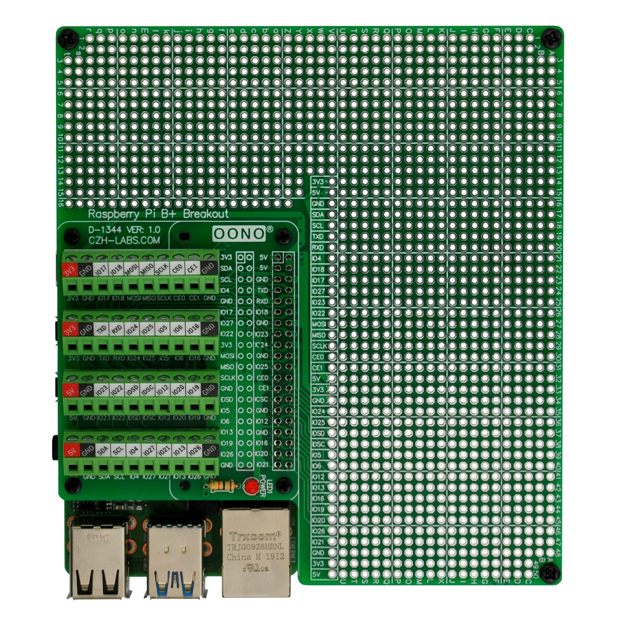 Pcb Raspberry Pi Diy Prototype DIY PCB Terminal Block Board Kit for Raspberry Pi