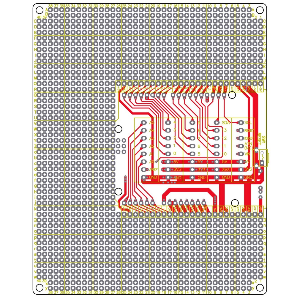 Prototype DIY PCB Terminal Block Board Kit for Arduino UNO R3