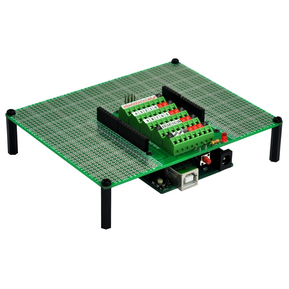 Prototype DIY PCB Terminal Block Board Kit for Arduino UNO R3