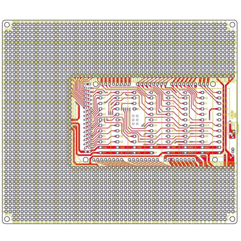 Prototype DIY PCB Terminal Block Board Kit for Arduino MEGA2560 R3