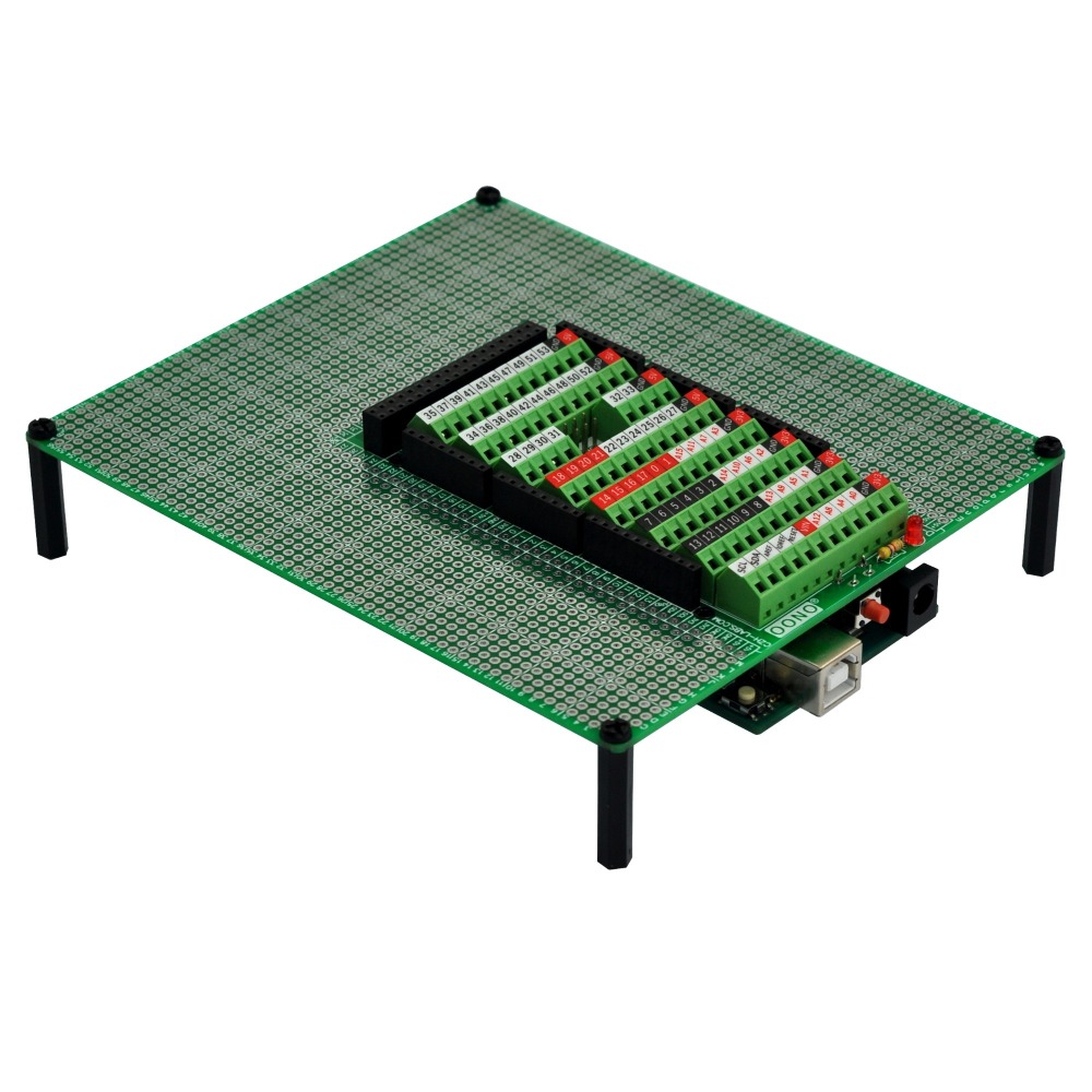Prototype DIY PCB Terminal Block Board Kit for Arduino MEGA2560 R3