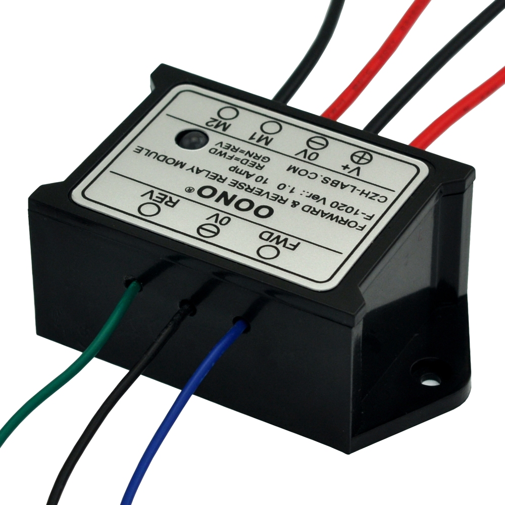 24V 10Amp Forward and Reverse Relay Module for Motor / Linear Actuator, Reversing Relay Module