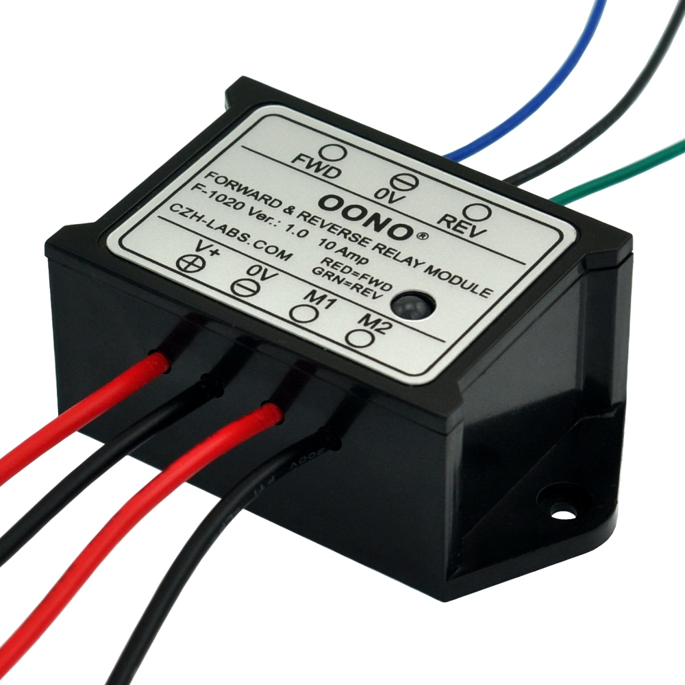 24V 10Amp Forward and Reverse Relay Module for Motor / Linear Actuator, Reversing Relay Module