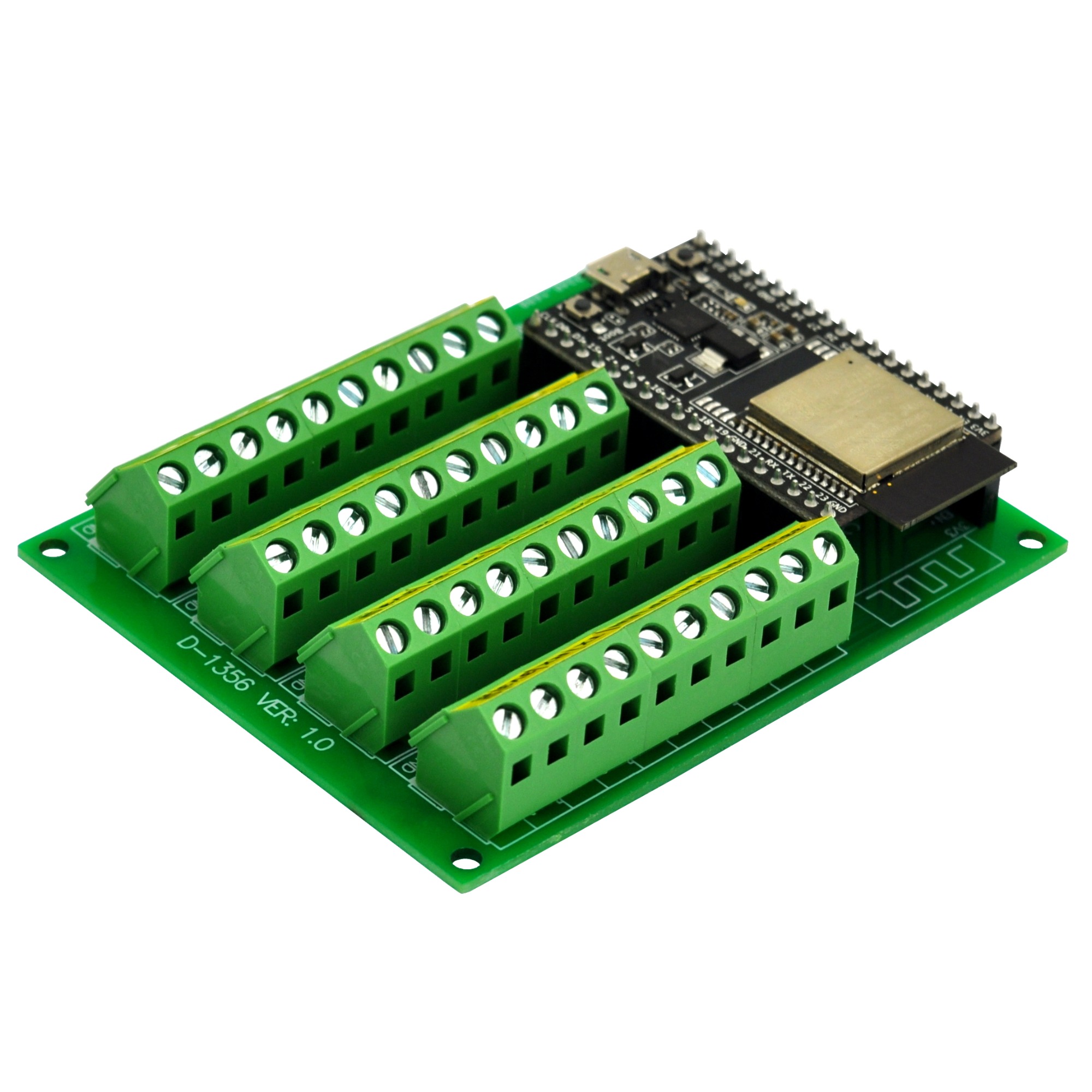 Screw Terminal Block Breakout Module Board for ESP32DevKitC