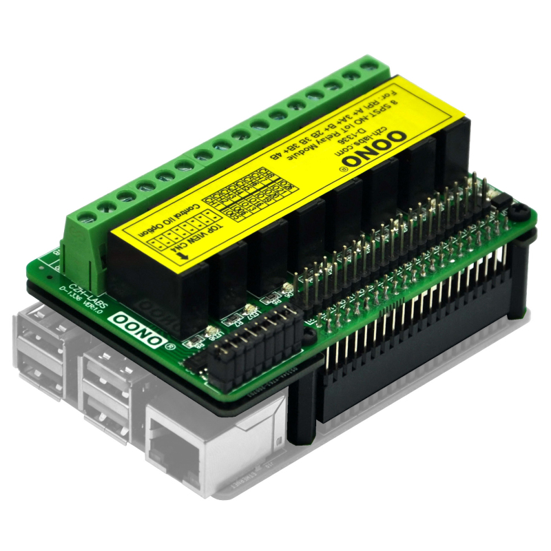 8 SPST-NO RPi IoT Power Relay Module for Raspberry Pi A+ 3A+ B+ 2B 3B 3B+ 4B