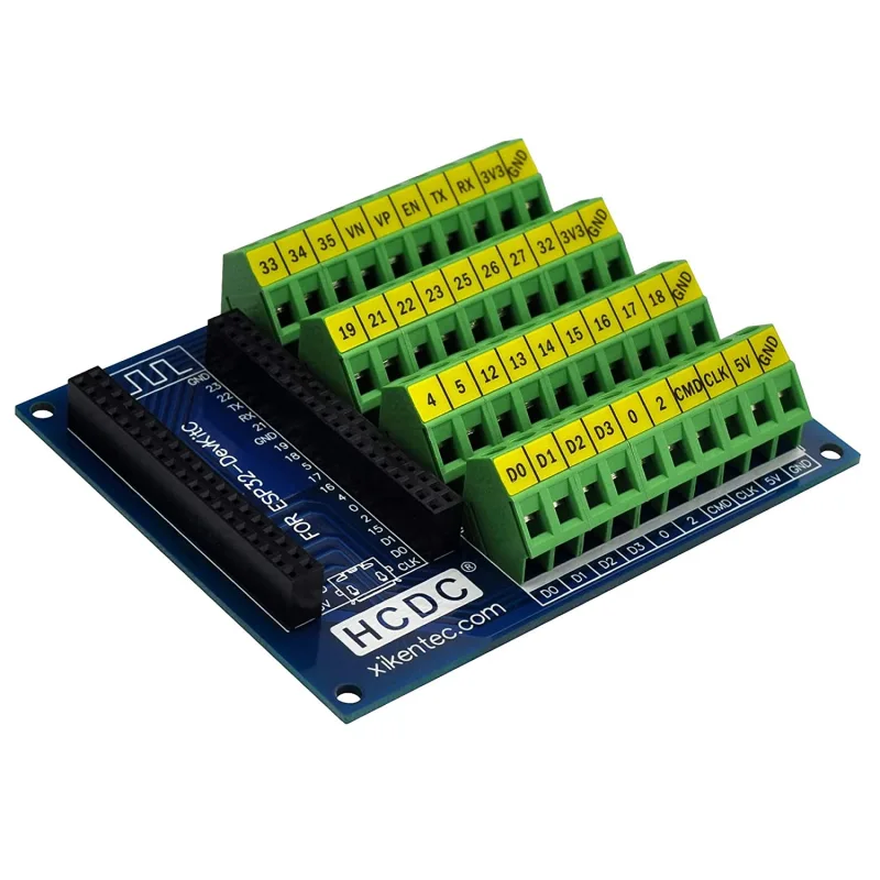 Screw Terminal Block Breakout Module Board for ESP32-DevKitC