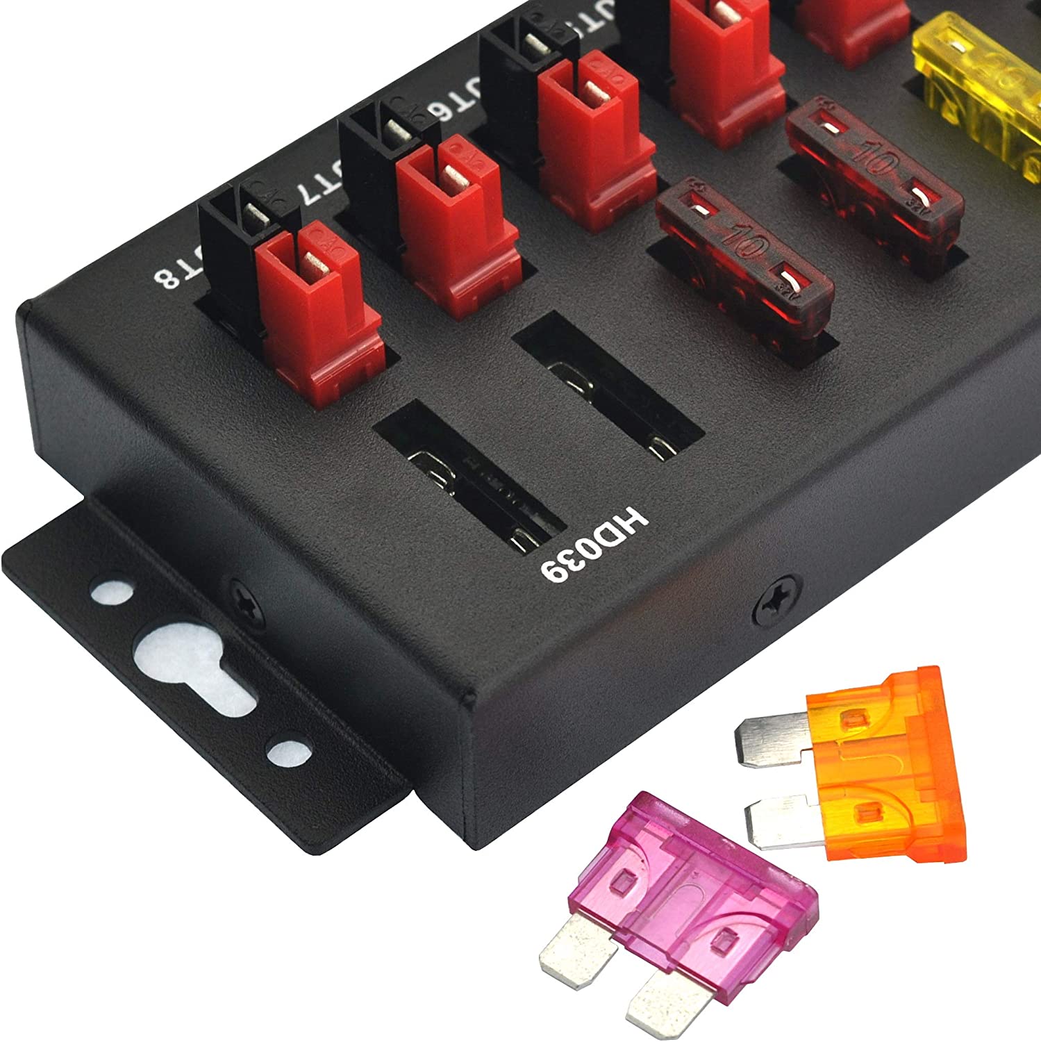 Module Distrubutor HCDC 1 in 8 Out 40Amp Connector Power Splitter Distributor Source Strip ...
