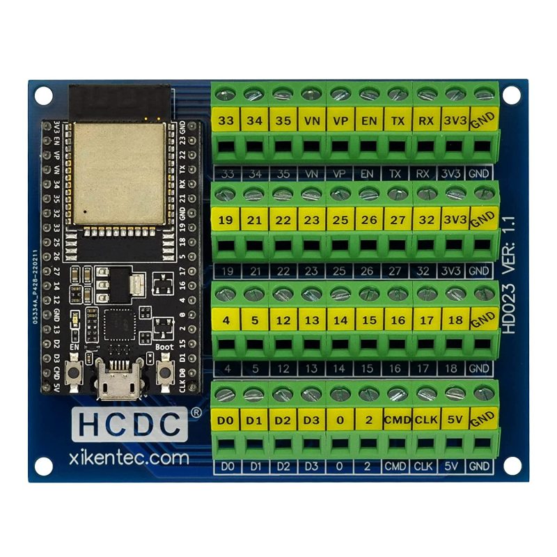 Screw Terminal Block Breakout Module Board for ESP32-DevKitC