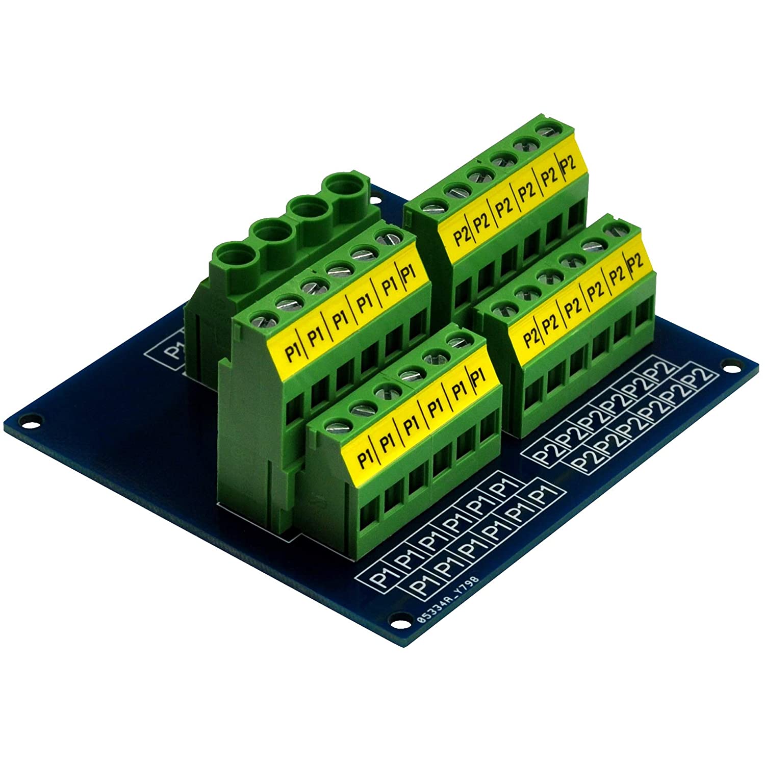 2x12 Position 40A 250V Screw Terminal Block Distribution Module Board
