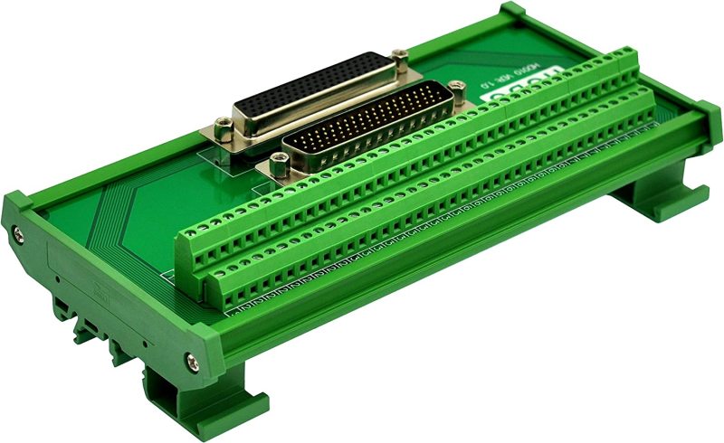 DIN Rail Mount D-SUB Male-Female Interface Module Terminal Block Breakout Board (DB78HD)