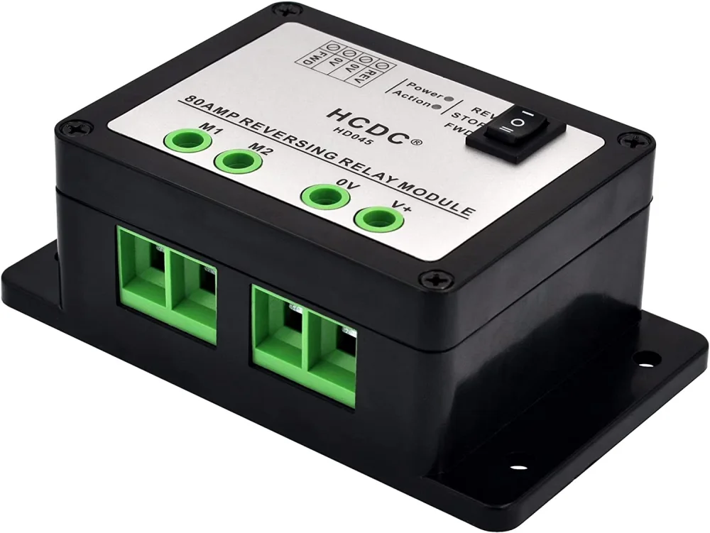 Auto Return Relay DC12V 80 Amp Forward and Reverse Relay Module for Motor/Linear Actuator ...