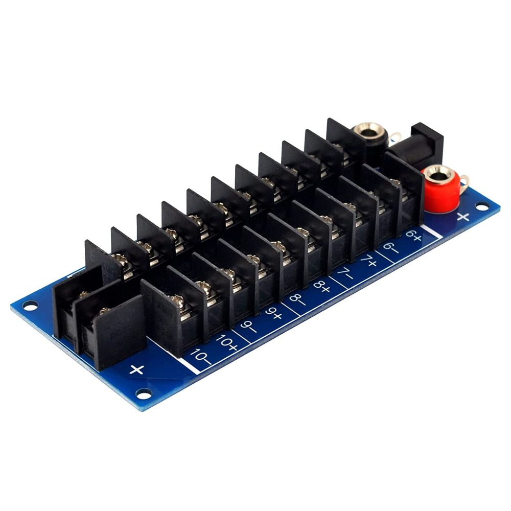 HCDC 20Amp 2x10 Position Barrier Terminal Block Distribution Module for AC DC