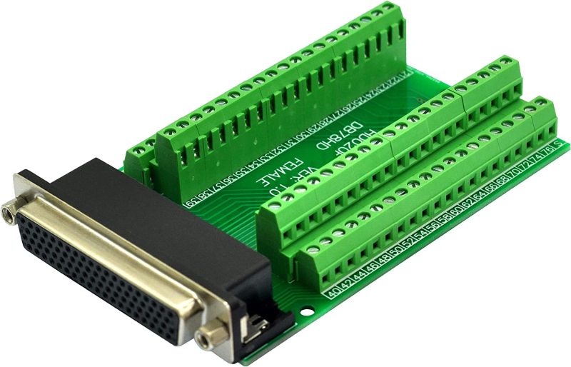 Slim Right Angle D-SUB Header Breakout Board Terminal Block DSUB Connector Module (DB78HD Female)