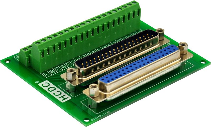 D-SUB Male-Female Breakout Board Terminal Block Interface Module (DB37)
