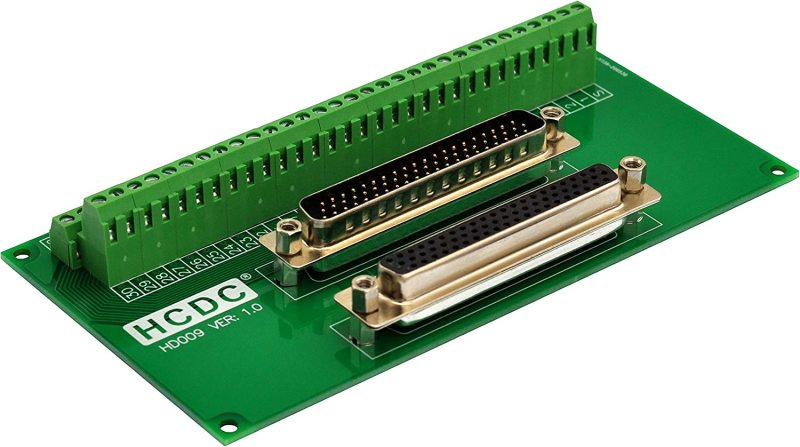 D-SUB Male-Female Breakout Board Terminal Block Interface Module (DB62HD)