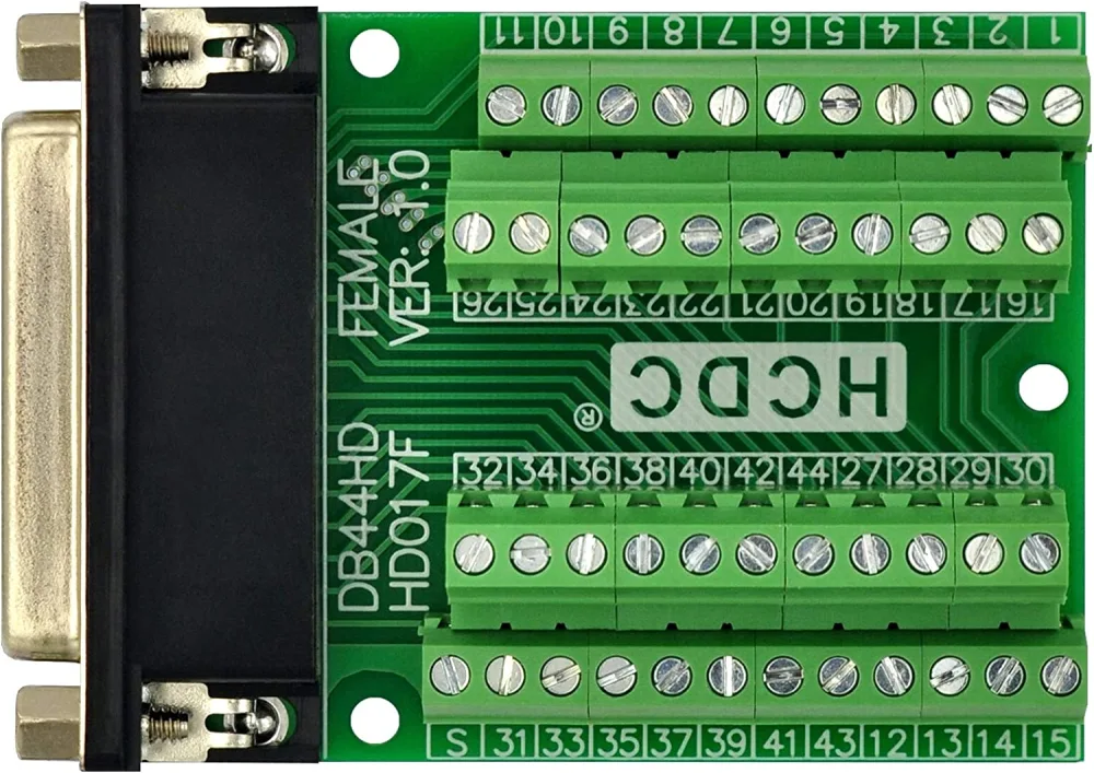 Slim Right Angle D-SUB Header Breakout Board Terminal Block DSUB ...