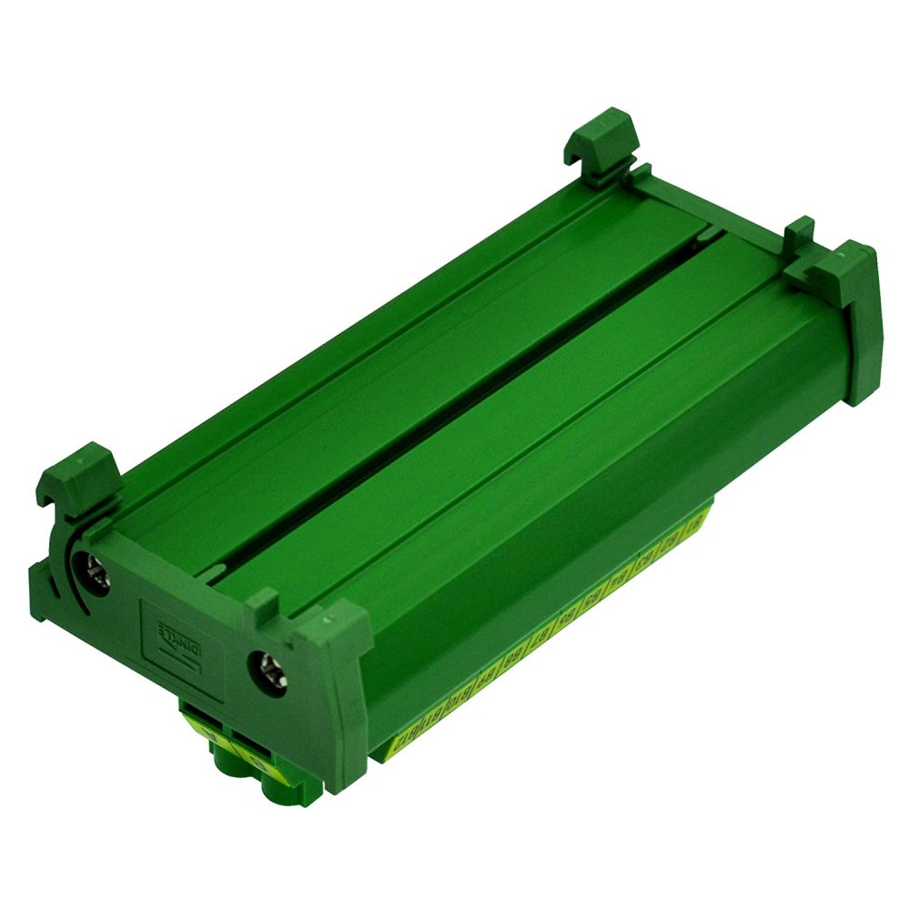 30Amp/300V 2x12 Position Terminal Block Distribution Module (DIN Rail Mount)