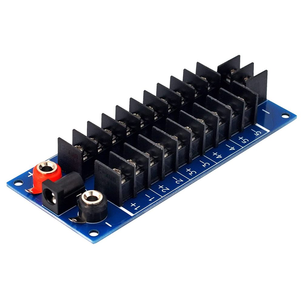 HCDC 20Amp 2x10 Position Barrier Terminal Block Distribution Module for AC DC