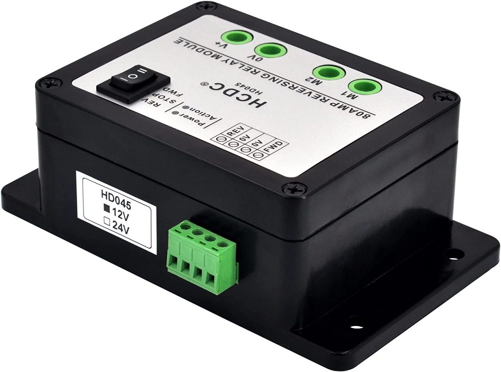 DC12V 80 Amp Forward and Reverse Relay Module for Motor/Linear Actuator, Reversing Relay Module