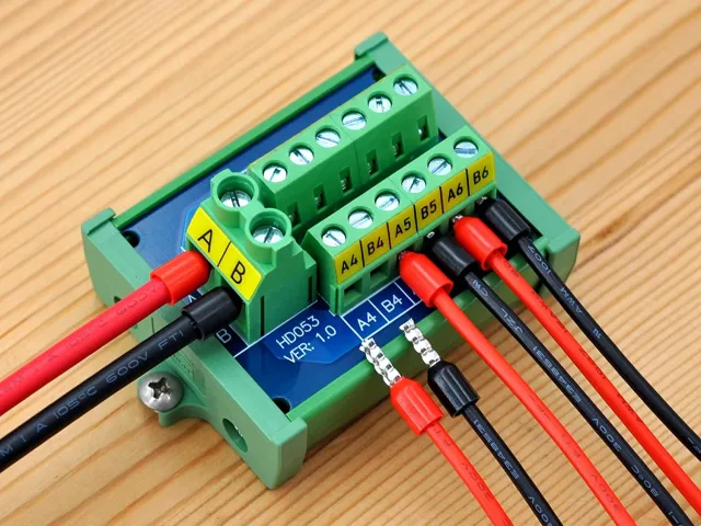 Screw Mount 30Amp 48V 2x6 Position Screw Terminal Block Distribution Module