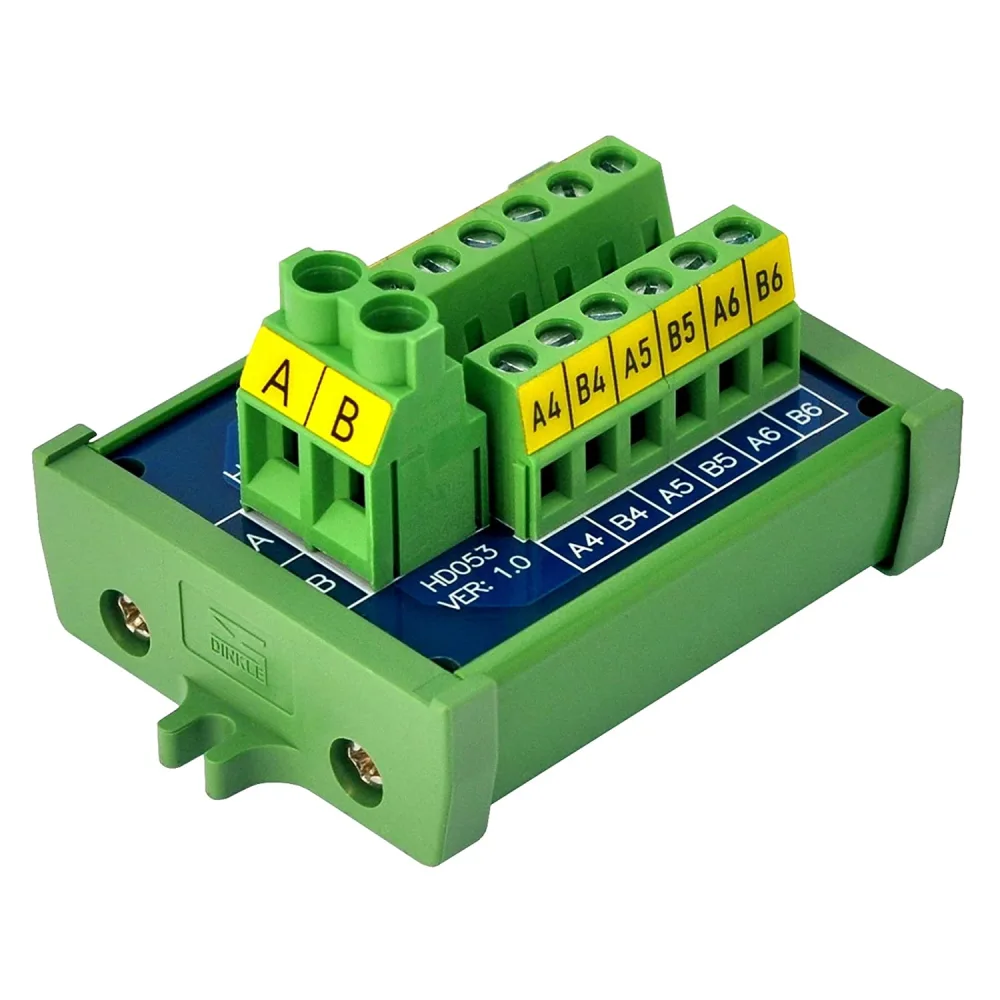 Screw Mount 30Amp 48V 2x6 Position Screw Terminal Block Distribution Module