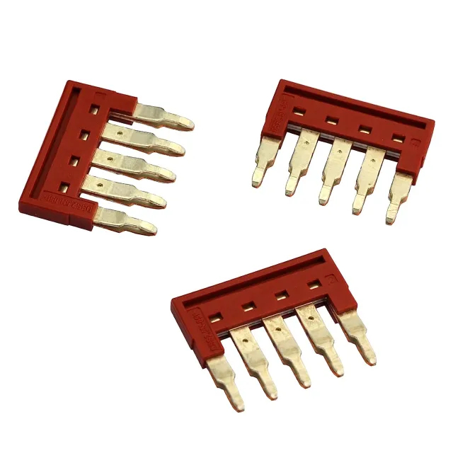 Dinkle DSS2.5N05P DIN Rail Terminal Block PressFit Jumper (Pack of 10)