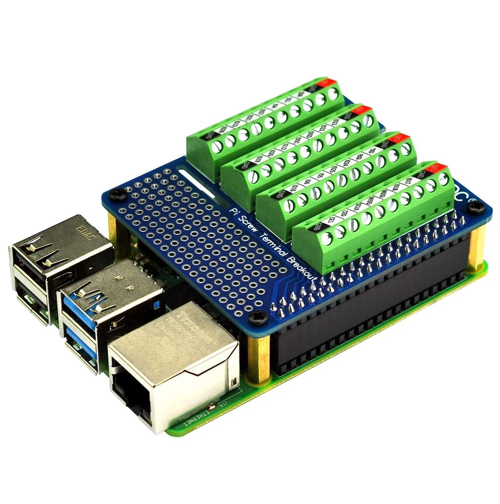RPi Screw Terminal Block Breakout HAT Module for Raspberry Pi A+ 3A+ B+ 2B 3B 3B+ 4B