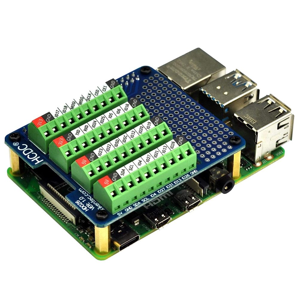 RPi Screw Terminal Block Breakout HAT Module for Raspberry Pi A+ 3A+ B+ 2B 3B 3B+ 4B