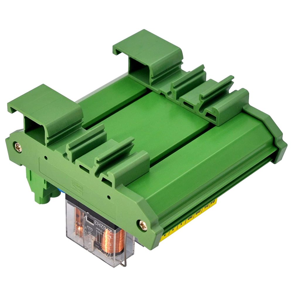 AC/DC 12V Coil 4-SPDT Pluggable Power Relay Module, 16A 250VAC/30VDC