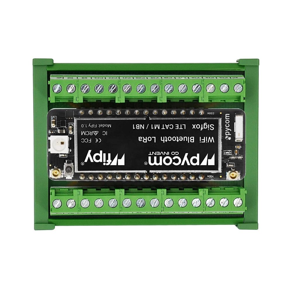 Terminal Block Breakout Board Module for Pycom WiPy LoPy SiPy FiPy (DIN Rail Mount)