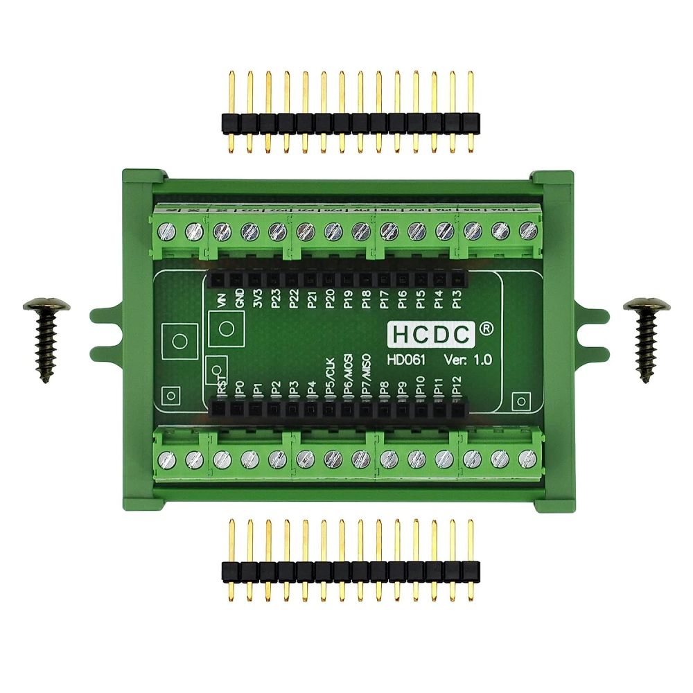Terminal Block Breakout Board Module for Pycom WiPy LoPy SiPy FiPy (Screw Mount)
