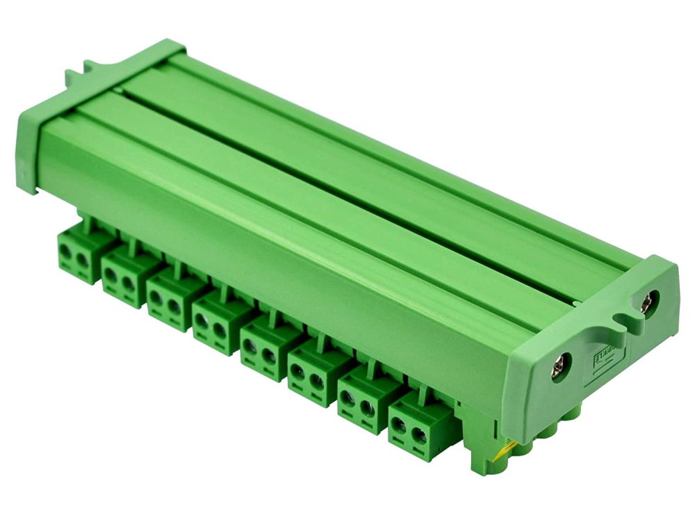 Screw Mount DC 5-32V 8 Channel Pluggable Top Wiring Terminal Block Power Distribution Fuse Module, HCDC HD064VP