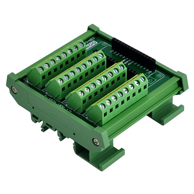 DIN Rail Mount Terminal Block Breakout Module Board for Pycom WiPy LoPy SiPy FiPy