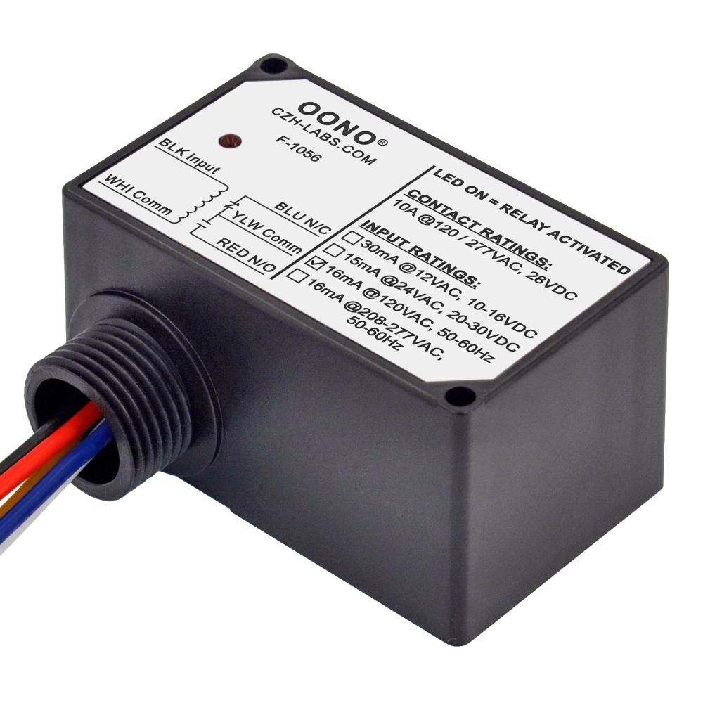 AC 120V SPDT 10Amp Power Relay Module, Plastic Enclosure and Pre-wired