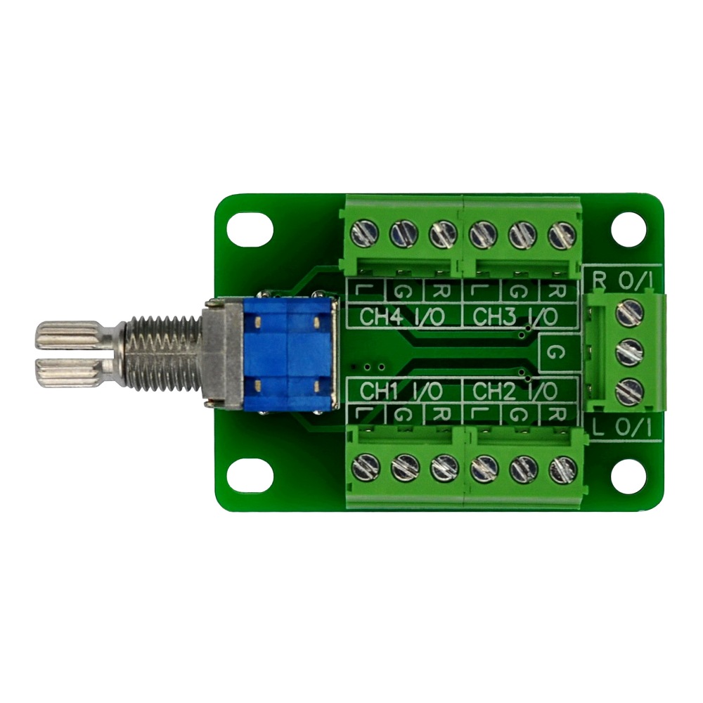 Audio Input Select Switch Module, Stereo 4 in 1 out or 1 in 4 out