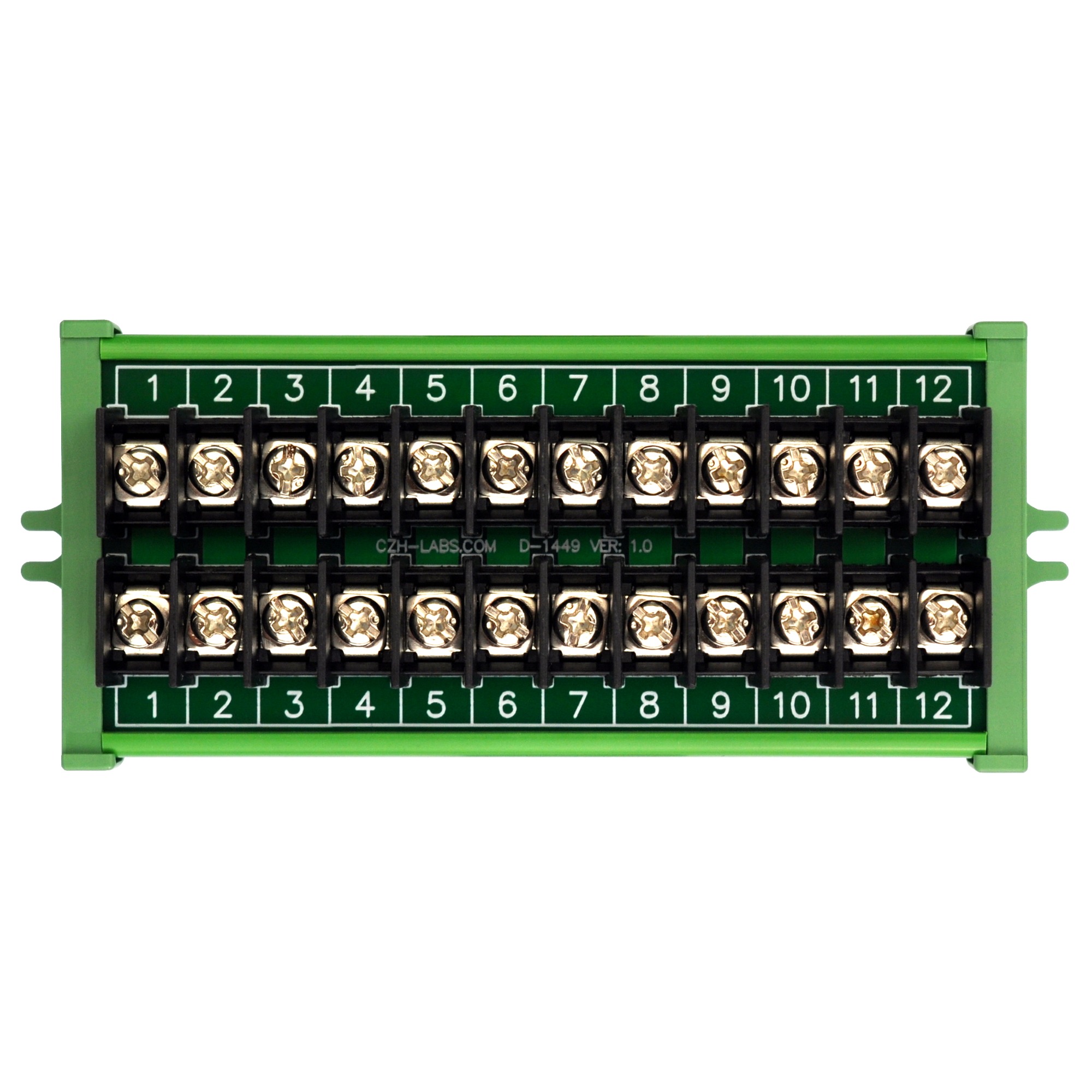 20Amp 2x12 Position Barrier Terminal Block Module