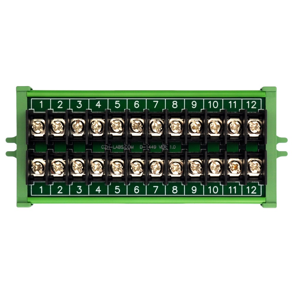 20Amp 2x12 Position Barrier Terminal Block Module