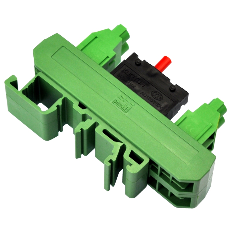 Resettable Thermal Circuit Breaker Overload Protector Module DIN Rail Mount