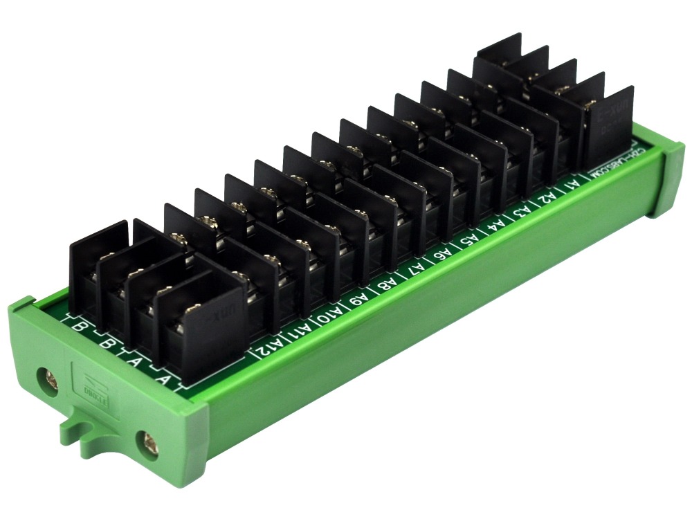 20Amp 2x12 Position Barrier Terminal Block Power Distribution Module