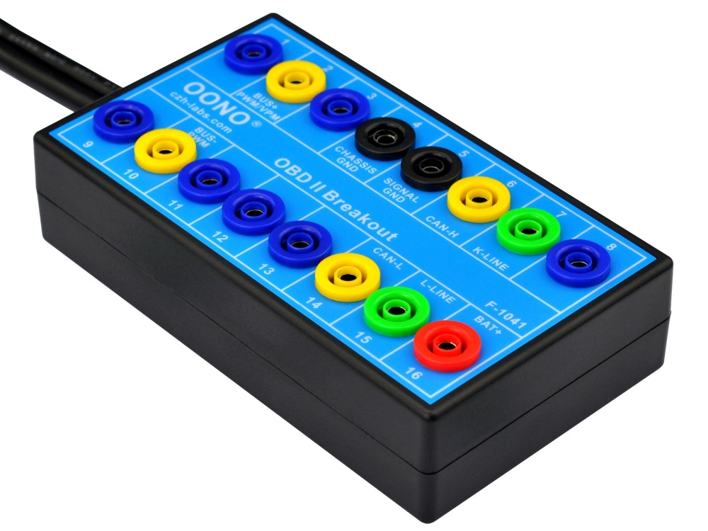OBD-II Breakout Diagnostic Box, OBD2 Pinout Tester Detector