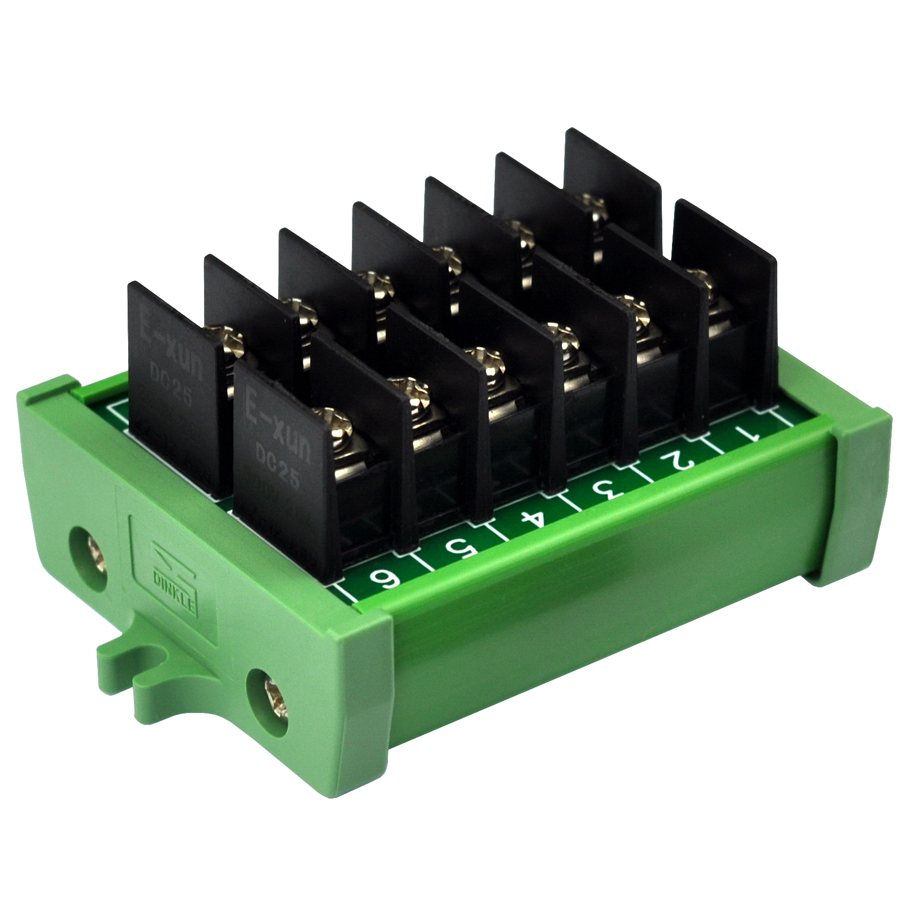 Pyor Block Module 20Amp 2x6 Position Barrier Terminal Block Module